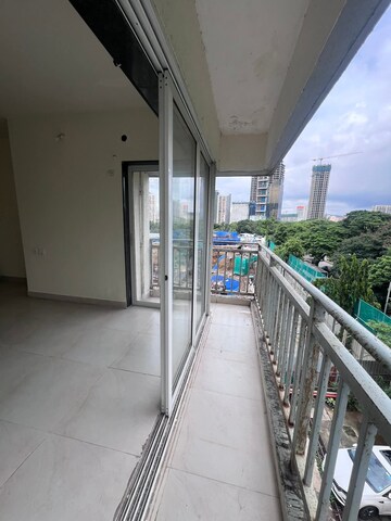 Balcony in 3 BHK Apartment at Conwood Enclave, Vasant Vihar – for Rent