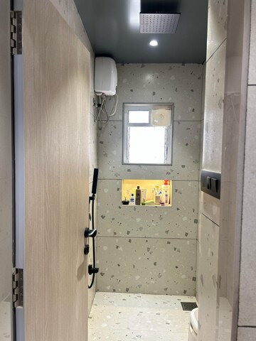 Bathroom in 1 BHK Apartment at Ghansoli Sector 15 – for Sale