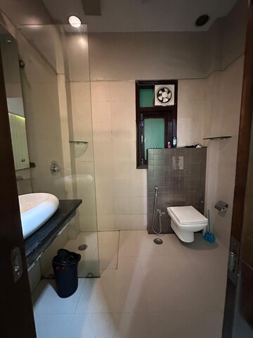 Bathroom in 2 BHK Builder Floor at SS Southend Floors, South City 2 – for Rent