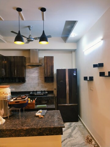 Living Room in 3 BHK Builder Floor at Auram Floor, South City 2 – for Rent