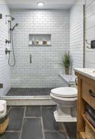 Bathroom in 2 BHK Builder Floor at Chirag Dilli – for Rent