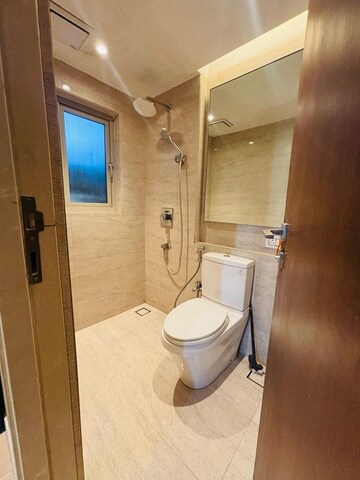 Bathroom in 2.5 BHK Apartment at One Hiranandani Park, Ghodbunder Road – for Rent