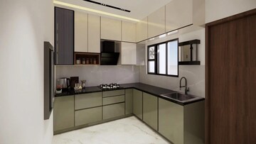 Kitchen in 3 BHK Apartment at Prestige Tranquil, Kokapet – for Rent