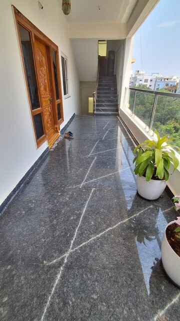 Staircase in 3 BHK Apartment at Kondapur – for Rent