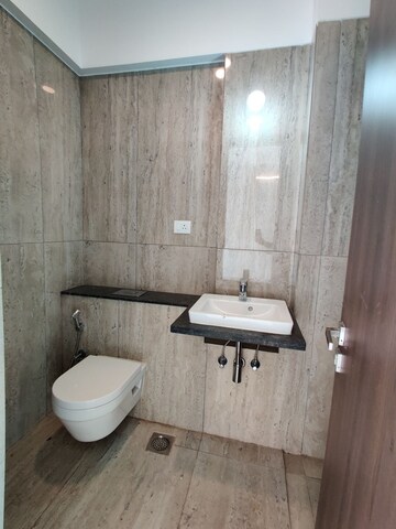 Bathroom in 3 BHK Apartment at Runwal Elegante, Andheri West – for Rent