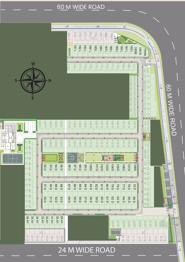 Master Plan, rof-pravasa 3 Bedroom 1847 Sq.Ft. Builder Floor In Sector 88a Gurgaon 8816958