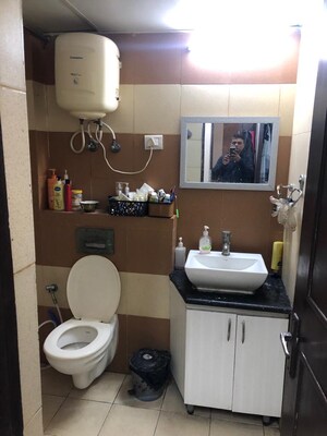 Bathroom in 2 BHK Apartment at Mahagun Mywoods, Sector 16c Greater Noida – for Sale