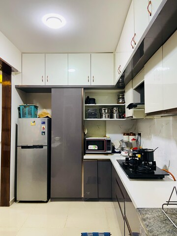Kitchen in 3 BHK Apartment at Goyal Orchid Piccadilly, Thanisandra Main Road – for Sale