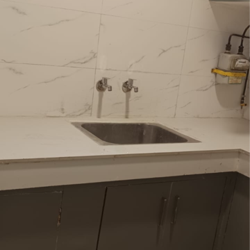 Kitchen in 3 BHK Builder Floor at Sheikh Sarai – for Rent