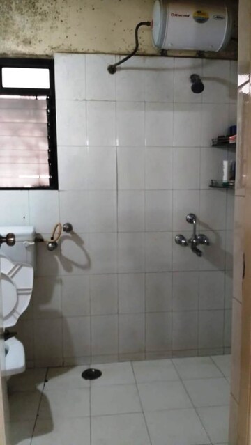 Bathroom in 2 BHK Apartment at Kumar Mahatma Society, Kothrud – for Rent