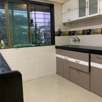 Kitchen in 1 BHK Apartment at Mahavir Neelkanth Nagar CHSL, Vivekanand Nagar – for Rent
