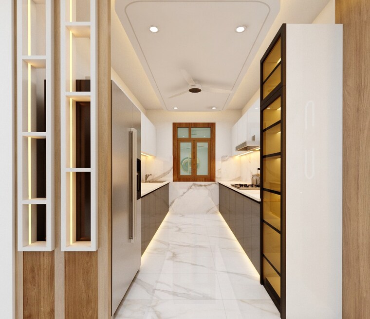 Kitchen, vasundhara sector 5 3 Bedroom 1750 Sq.Ft. Builder Floor In Vasundhara Sector 5 Ghaziabad 8817126