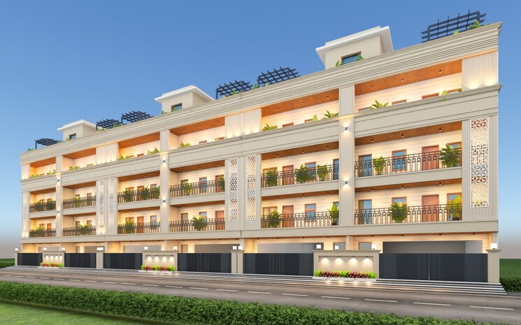 Exterior View, vasundhara sector 5 3 Bedroom 1750 Sq.Ft. Builder Floor In Vasundhara Sector 5 Ghaziabad 8817126