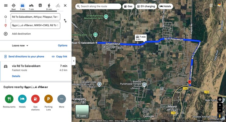 Map Location, um-trinity-avenue  2100 Sq.Ft. Plot In Chengalpattu Chennai 8817156
