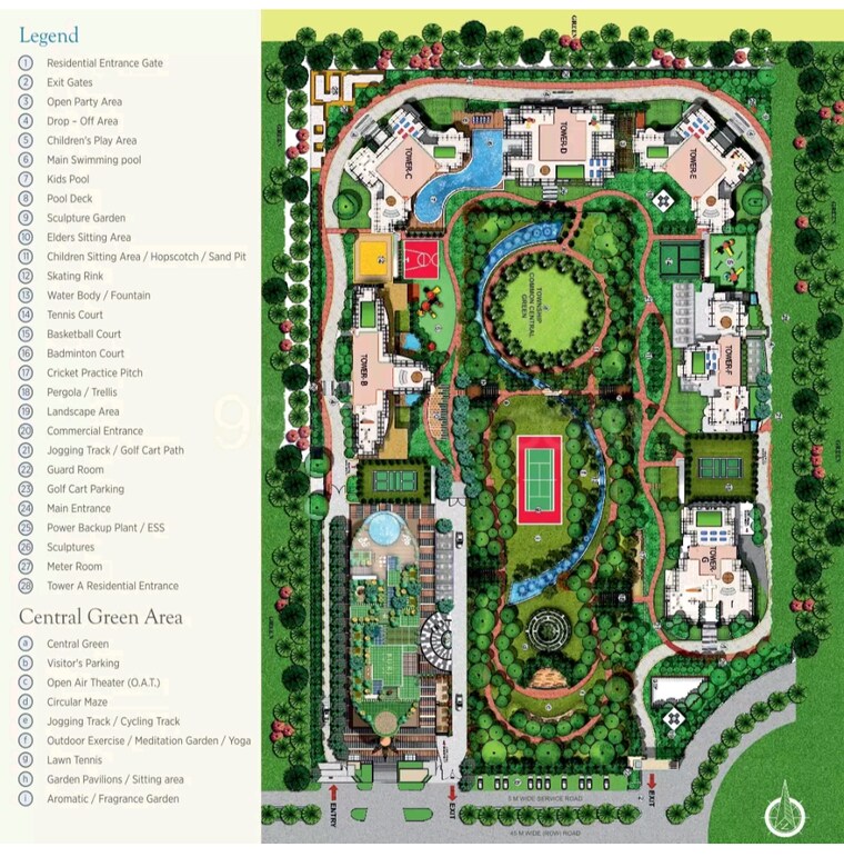 Master Plan, dasnac-the-jewel 2 Bedroom 1260 Sq.Ft. Apartment In Sector 75 Noida 8817246