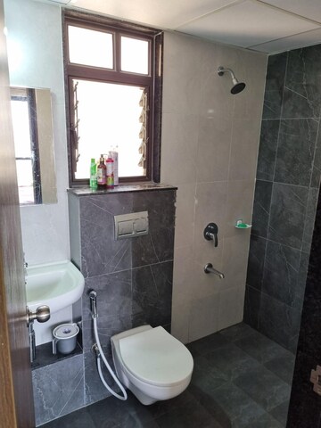 Bathroom in 2 BHK Apartment at Shapoorji Pallonji Joyville Celestia, Hadapsar – for Rent