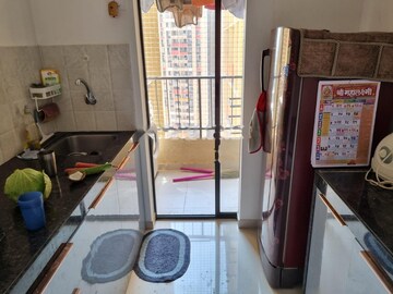 Staircase in 2 BHK Apartment at Shapoorji Pallonji Joyville Celestia, Hadapsar – for Rent