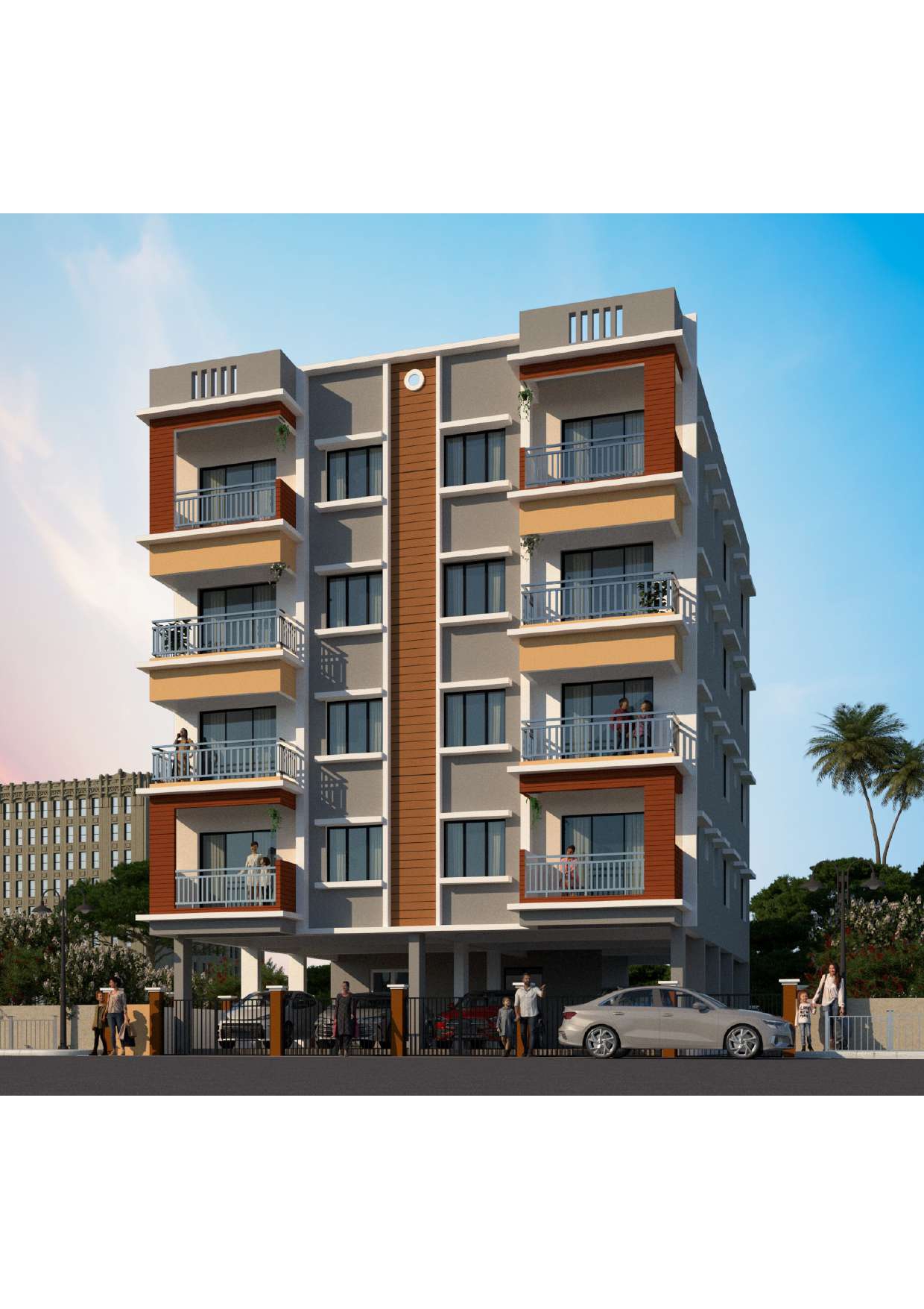 3 BHK + Study Room Apartment For Sale in Avenida