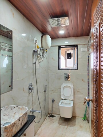 Bathroom in 2 BHK Apartment at Mantri Park, Goregaon East – for Rent