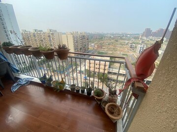 Balcony in 3 BHK Apartment at Rishita Manhattan, Gomti Nagar – for Rent
