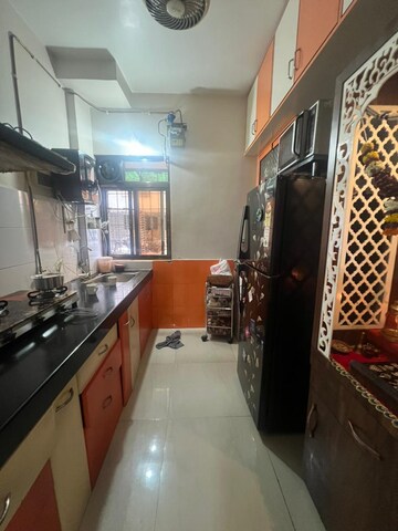 Kitchen in 1 BHK Apartment at Parsik Nagar – for Sale