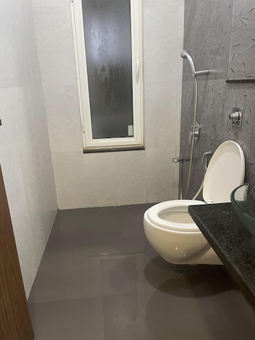 Bathroom in 3 BHK Apartment at Omkar Alta Monte, Malad East – for Rent