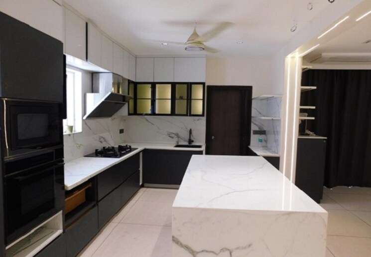 Kitchen, lansum-elena 3 Bedroom 2450 Sq.Ft. Apartment In Kokapet Hyderabad 8817409