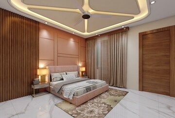 Bedroom in 3 BHK Builder Floor at Shouryapuram, Lal Kuan – for Rent
