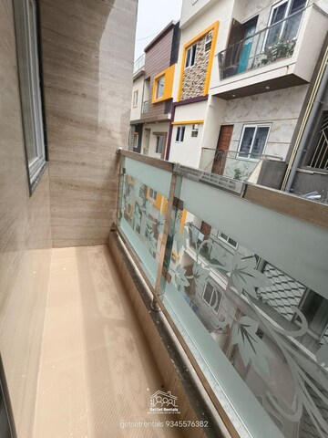 Balcony in 1 BHK Builder Floor at Hsr Layout – for Rent