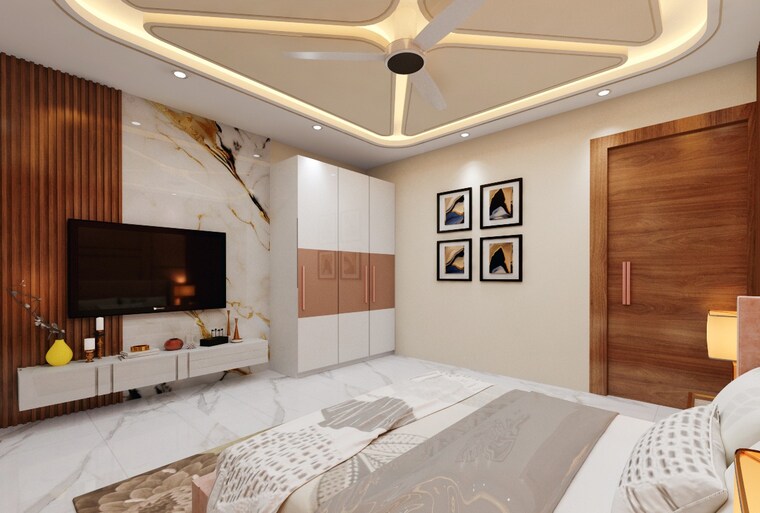 Master Bedroom, shouryapuram 3 Bedroom 1575 Sq.Ft. Builder Floor In Lal Kuan Ghaziabad 8817563