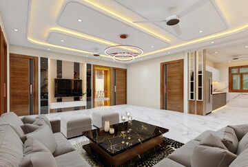 Living Room in 3 BHK Builder Floor at Shouryapuram, Lal Kuan – for Sale
