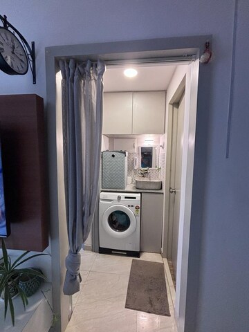 Building Lobby in 1 BHK Apartment at Lodha Crown Quality Homes, Majiwada – for Rent