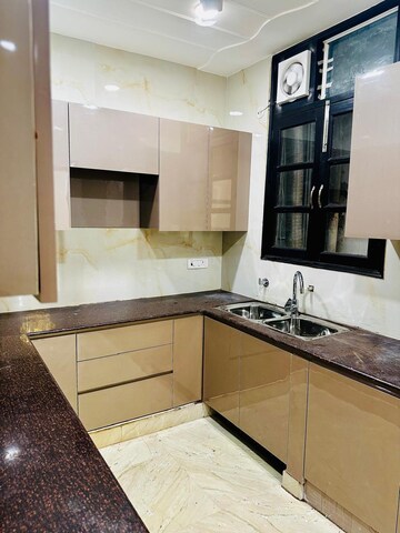 Kitchen in 3 BHK Builder Floor at Greater Kailash I – for Sale