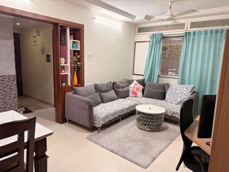 Living Room, neco-gardens 2 Bedroom 1120 Sq.Ft. Apartment In Viman Nagar Pune 8817717