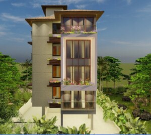 3 BHK Apartment – Exterior View View at Ribandar - for Sale