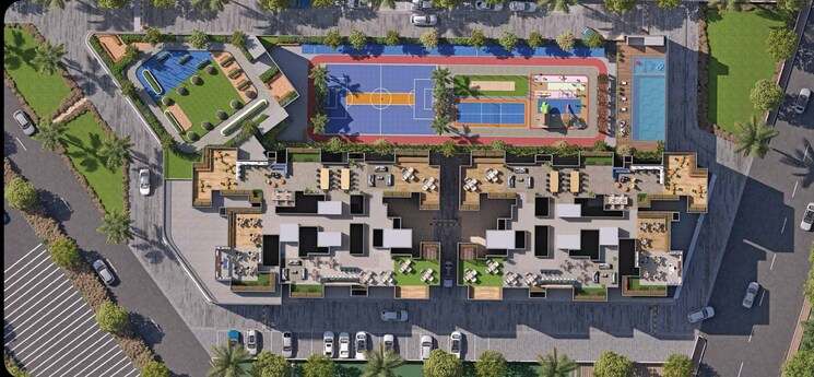 Master Plan, city-one-vezdaa 3 Bedroom 1202 Sq.Ft. Builder Floor In Ravet Pune 8817908