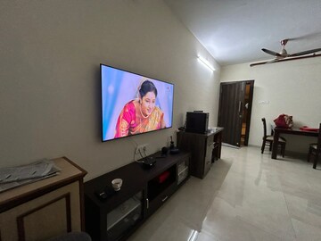 Living Room in 2 BHK Apartment at Vijay Galaxy, Waghbil – for Rent
