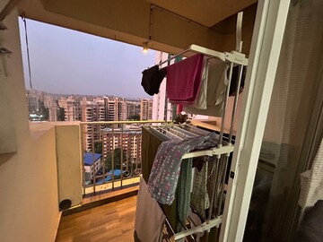 Balcony in 2 BHK Apartment at Vijay Galaxy, Waghbil – for Rent