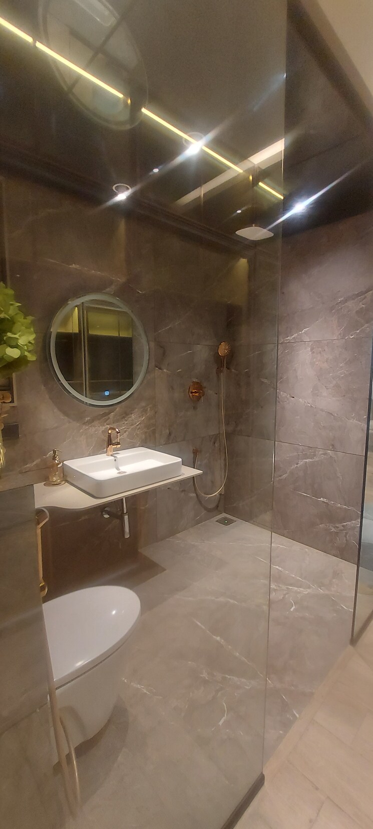 Bathroom, city-one-vezdaa 3 Bedroom 1202 Sq.Ft. Builder Floor In Ravet Pune 8817908