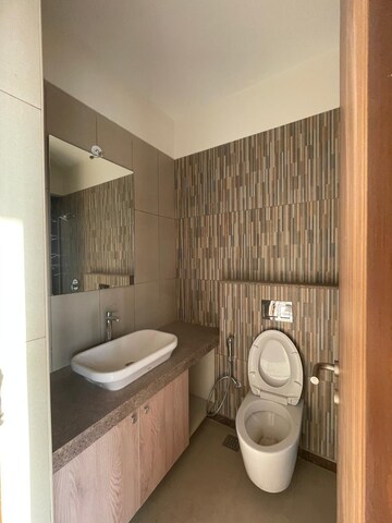 Bathroom in 3 BHK Apartment at Shapoorji Pallonji Vicinia, Powai – for Rent