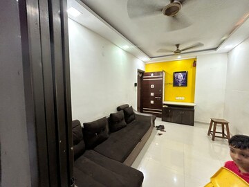 Master Bedroom in 1 BHK Apartment at Swastik Residency 1, Ghodbunder Road – for Rent