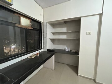 Kitchen in 2 BHK Apartment at Sanghvi Hills, Ghodbunder Road – for Rent