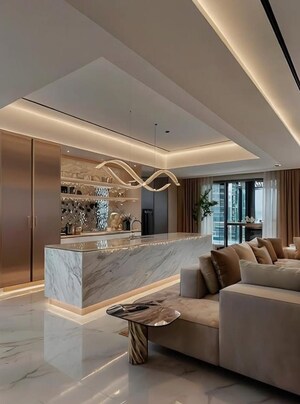 Living Room in 3 BHK Builder Floor at Sector 30 – for Sale