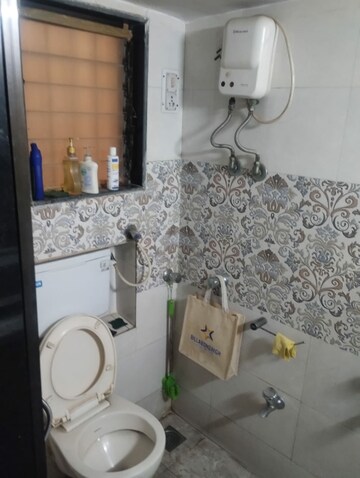 Bathroom in 1 BHK Apartment at Panchvan Complex, Borivali West – for Rent