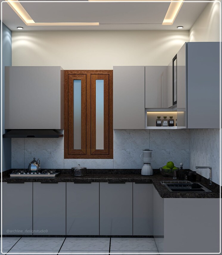 Kitchen, indira nagar 3 Bedroom 1350 Sq.Ft. Villa In Indira Nagar Lucknow 8818134