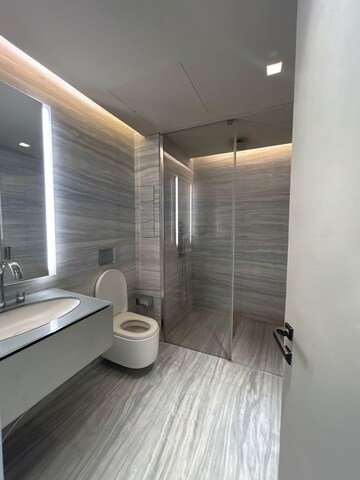 Bathroom in 4 BHK Apartment at Lodha World One, Worli – for Rent