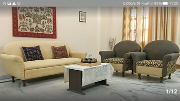 Living Room in 2 BHK Apartment at Max Towers, Sector 16b – for Rent