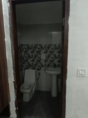 Bathroom in 3 BHK Builder Floor at Dhakoli – for Rent