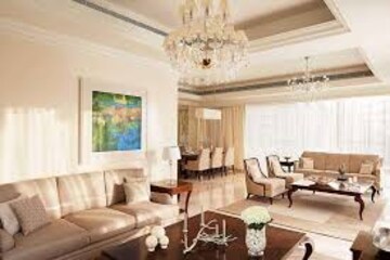 Living Room in 3 BHK Apartment at Indiabulls Sky Forest, Lower Parel – for Rent