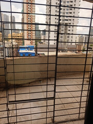 Balcony in 2 BHK Apartment at Crystal Tower, Parel – for Rent